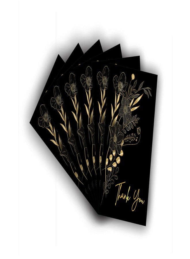 Bleus Thank You Card (Pack of 50), Size- 3.5x2 inch, One Side Blank for Notes, Elegant Greeting Cards for Gifting, Notes & Occasions, Whishing, (Floral 11) - Image 1